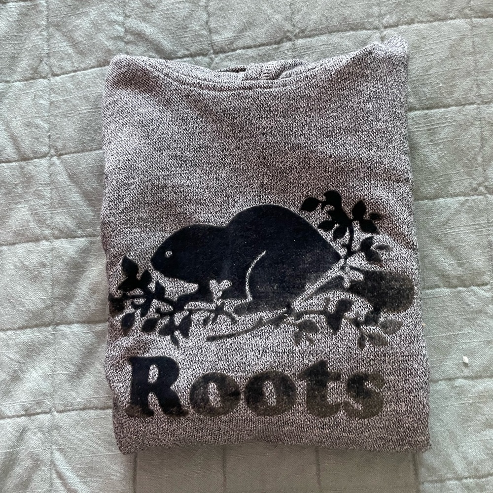 Gray hoodie with The Canadian National symbol